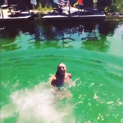 Lindsey Vonn genießt Sonnentag in Österreich