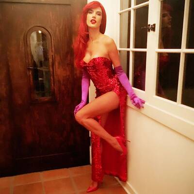 Heidi Klum & Alessandra Ambrosio als Jessica Rabbit