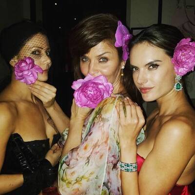 Alessandra Ambrosios Party-Fotos von den Oscars