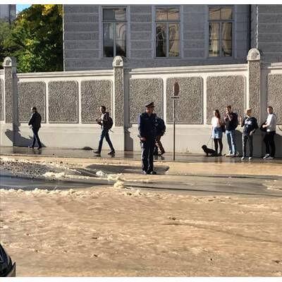 Rohrbruch setzt Alsergrund unter Wasser