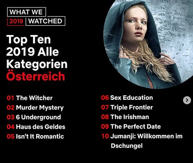 Netflix: Das schauen wir Österreicher am liebsten
