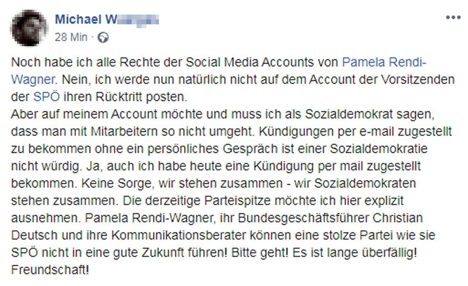 SPÖ-Krise: Rendi-Wagner dürfte Nr.1 bleiben