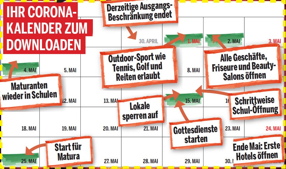 Leere Stadt: Enten am Wiener Kohlmarkt unterwegs