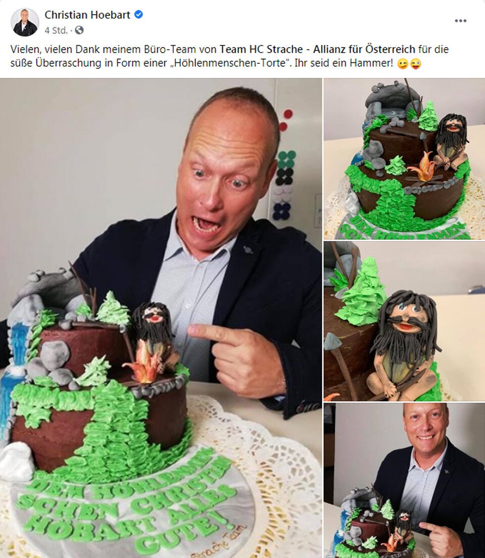 Christian Höbart Höhlenmenschtorte