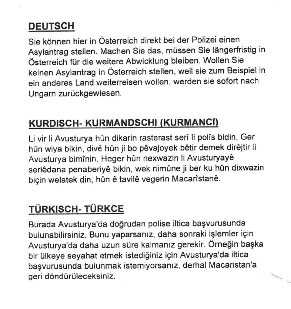 ''Sie können direkt bei der Polizei einen Asylantrag stellen''