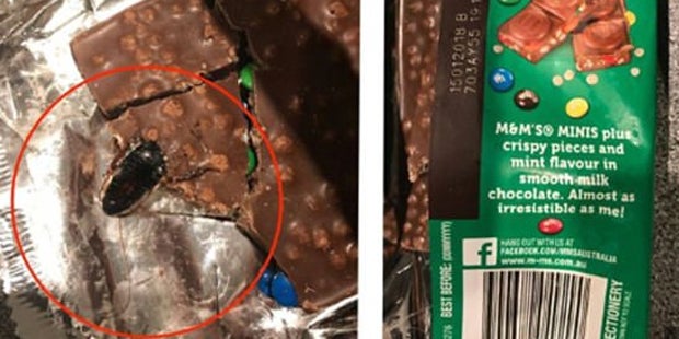 Als er diese M&M's öffnete, machte er sofort ein Foto