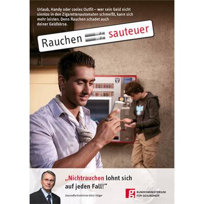 Neue Anti-Raucher Kampagne des BMG