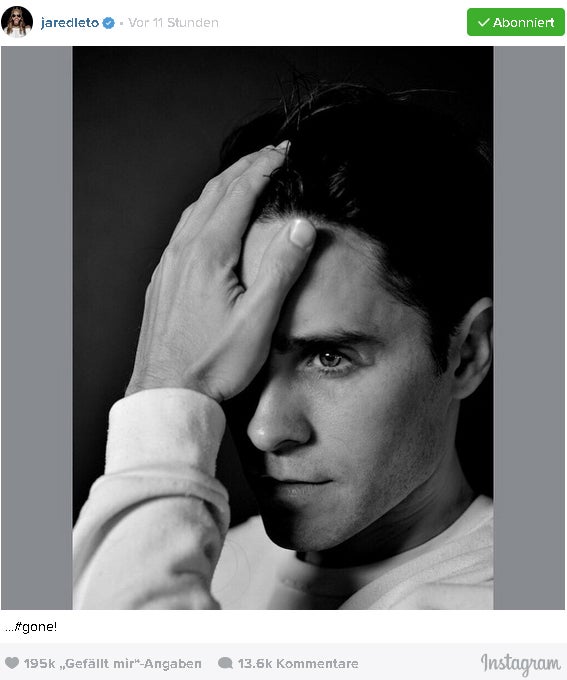 Jared Leto lässt Haare schneiden