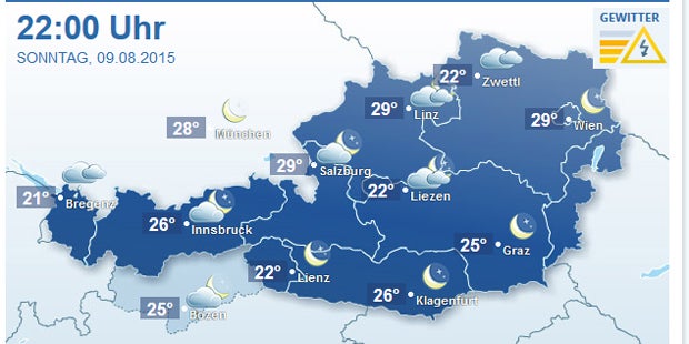 Tropen-Nacht in Österreich