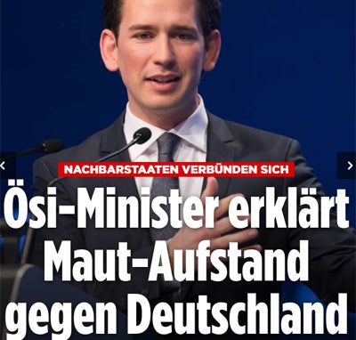 Kurz erklärt Maut-Aufstand gegen Deutschland