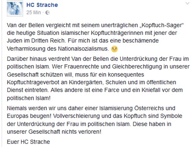 Strache schießt weiter gegen Van der Bellen