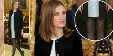 Königin Letizia: Sexy Beine im kurzen Kleidchen