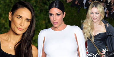 Kim Kardashian, Madonna, Demi Moore