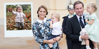 Prinzessin Leonore im Laub