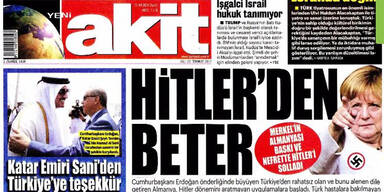 Yeni Akit Merkel Hitler