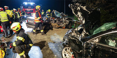 Hörsching Unfall B1 mit drei Toten