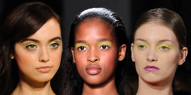 Beauty-Trend: Gelber Lidschatten