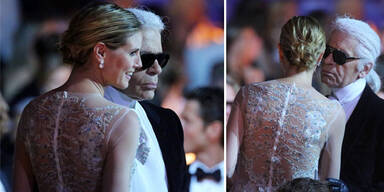 Friede zwischen Lagerfeld & Heidi Klum