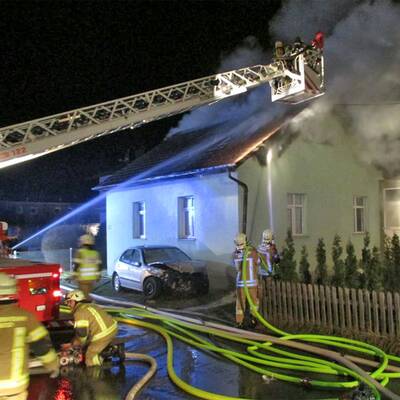 Brand zerstört Wohnhaus