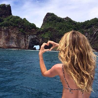 Gisele Bündchen: Traumurlaub auf brasilianischer Insel