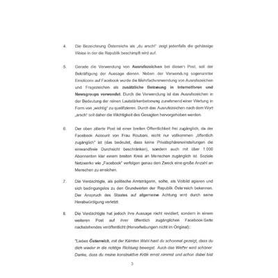 Causa Roubani: Sachverhaltsdarstellung