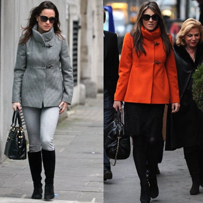 Liz und Pippa im selben Look