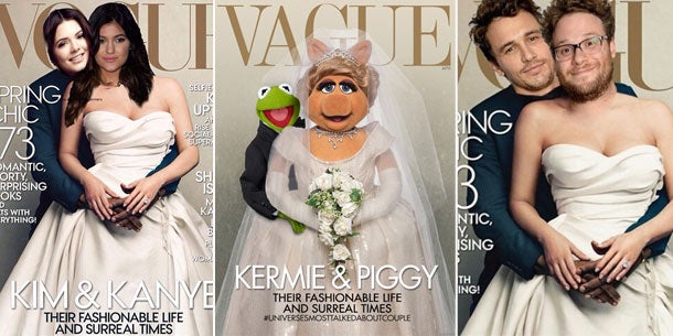 Kim Kardashian & Kanye am Vogue-Cover: Spott im Internet
