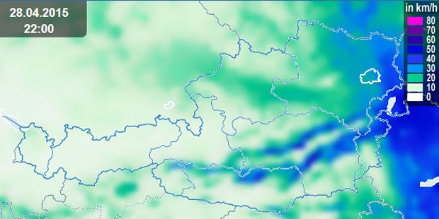 Sturm bläst uns den Frühling weg