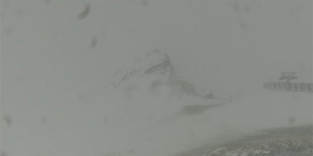 Kaltfront bringt Schnee und Regen