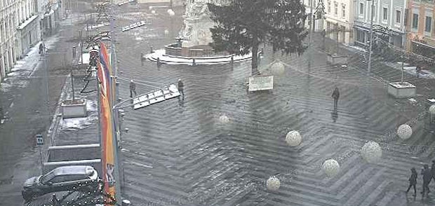 Jetzt wird auch Wien eingeschneit