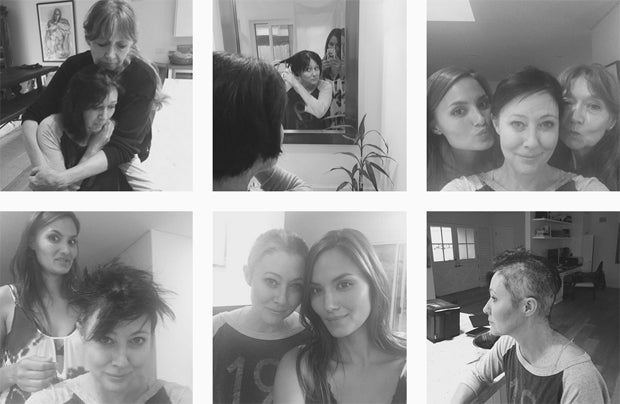 Shannen Doherty rasiert sich die Haare