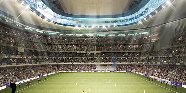 Real stellt sein neues Super-Stadion vor
