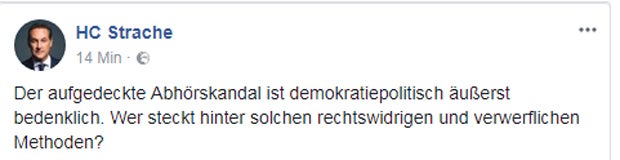 Einbruch: So reagiert HC Strache