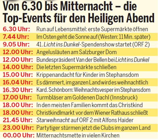 So schön wird heute unser Weihnachten
