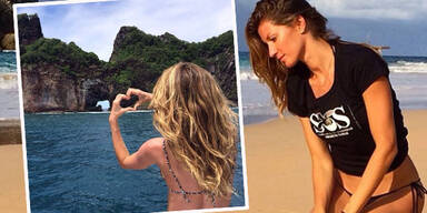 Gisele Bündchen in Fernando de Noronha