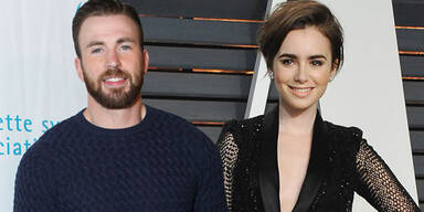 Lily Collins, Chris Evans