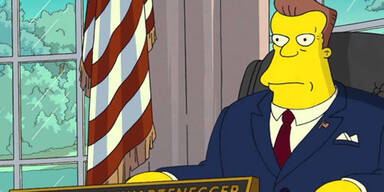 Simpsons: Schwarzenegger folgt Trump