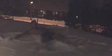 Zlatans irre Schnee-Show zu Weihnachten