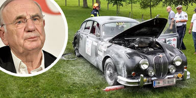 B&ouml;hmdorfer Jaguar abgebrannt
