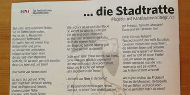 Stadtratte Gedicht FPÖ Braunau