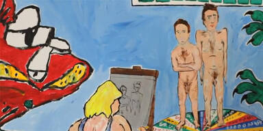 Macaulay Culkin schwingt seinen Pinsel 