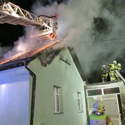 Brand zerstört Wohnhaus