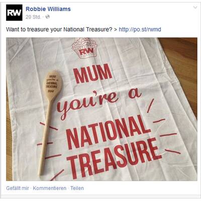 Robbie Williams' Postings aus Österreich