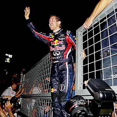 So jubeln Vettel und seine Fans