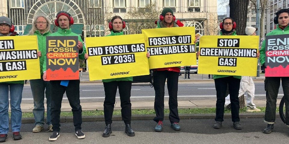 Klima-Rebellen seilen sich aus Luxus-Hotel ab