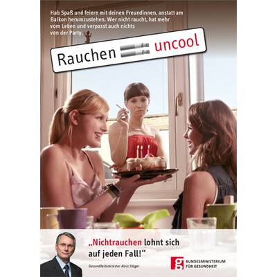 Neue Anti-Raucher Kampagne des BMG