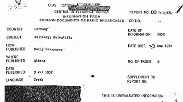 CIA gibt geheime UFO-Akten frei