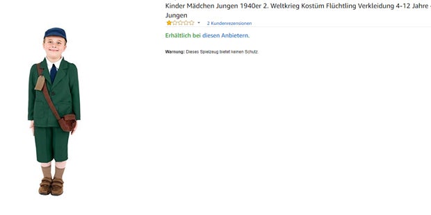 Flüchtlings kInderkostüme