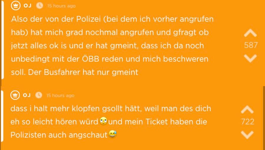 Grazerin Bus eingesperrt Jodel