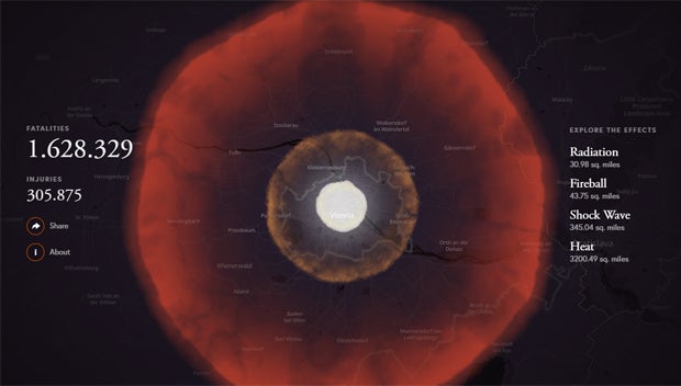 Das passiert, wenn A-Bombe Wien trifft